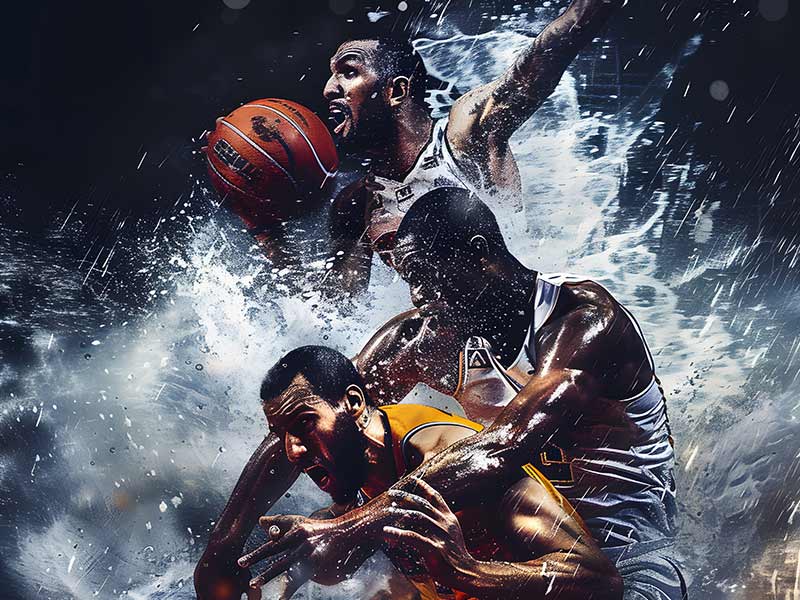 男篮有你在会不同？王俊杰名场面：抹进禁区暴力重扣黑人小哥！